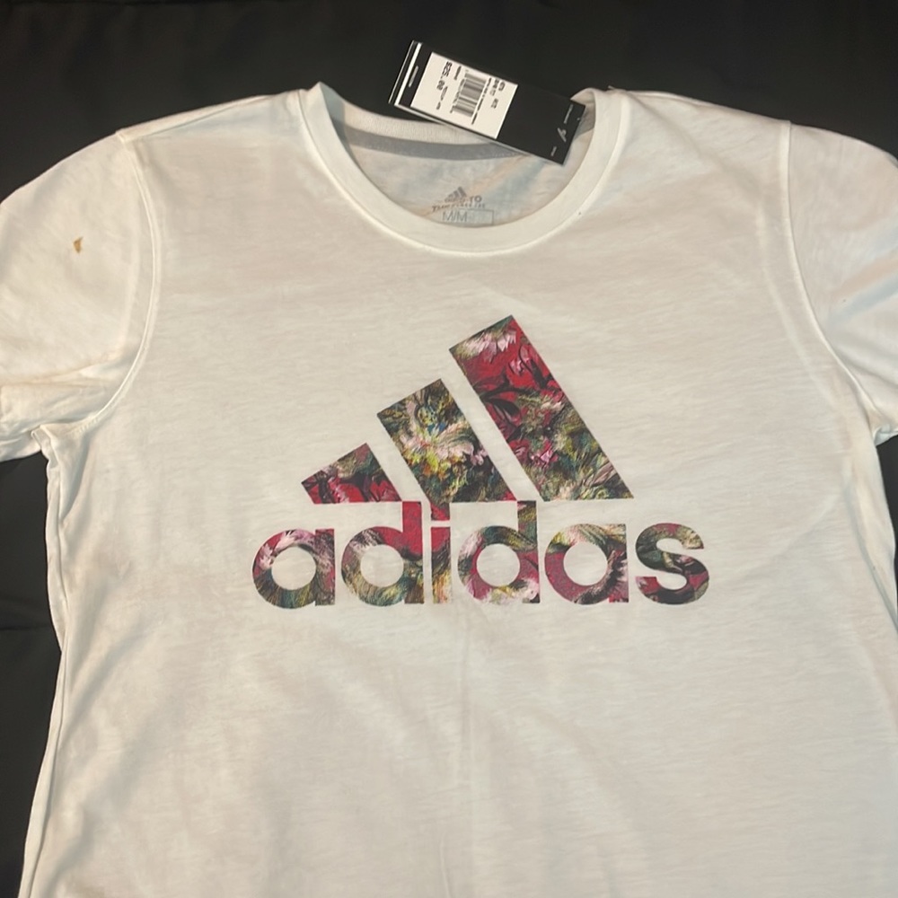 Adidas medium white T-shirt